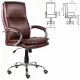 Кресло руководителя PREMIUM Cuba EX-542, экокожа, коричневое. Фото товара с разных ракурсов.