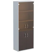 Шкаф комбинированный СТ-1.2 Венге Магия/Металлик 770*365*1975