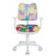 Кресло детское Бюрократ CH-W797/ABSTRACT спинка сетка мультиколор абстракция сиденье мультиколор абстракция (пластик белый). Фото товара с разных ракурсов.