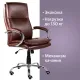 Кресло руководителя PREMIUM Cuba EX-542, экокожа, коричневое. Фото товара с разных ракурсов.